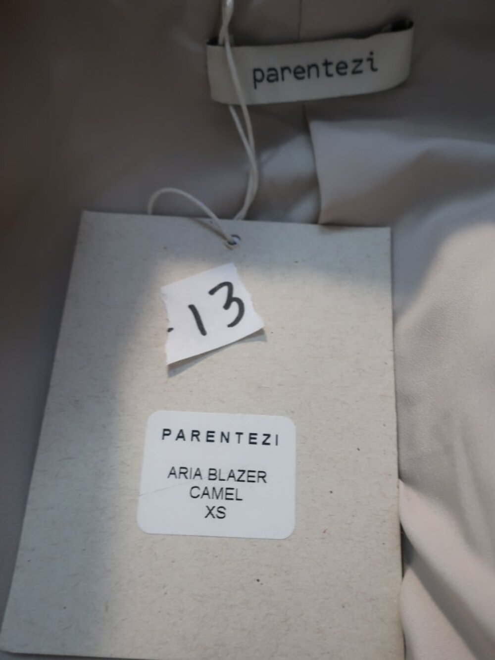 NWT Womens Parentezi Camel Brown (Item-13) Aria Sport Coat Blazer Jacket XS - Picture 13 of 13